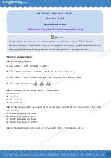 Đề thi giữa kì 2 Toán 8 - Đề số 7 - Kết nối tri thức